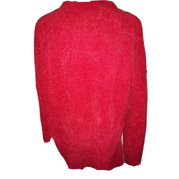 Willow Bay Sweaters Willow Bay Red Sparkle Sweater Christmas Red Poshmark